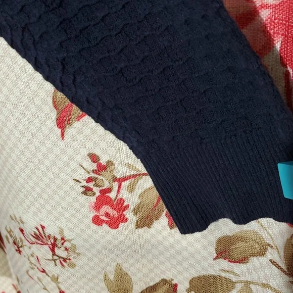 Merona Deep Blue Knit Cardigan Medium - Picture 6 of 7